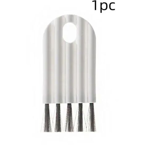 Neue multifunktionale elastische Spaltbürste mit Becherabdeckung, Schlitzbürste, Haushaltsreinigungsbürste mit weichen Borsten, weiß