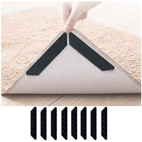 Neue rutschfeste Teppichaufkleber, trapezförmig 30 x 180 mm, 16 Stück