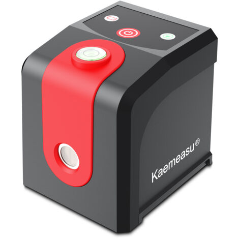 Neuer wiederaufladbarer Laser-Wasserwaage mit rotem und grünem Licht. Mini-Infrarot-Laser-Wasserwaage mit zwei Linien für die Heimdekoration.