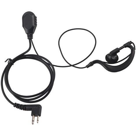 Neues tragbares PTT-Headset in G-Form mit Ohrhaken und UV-Mikrofon