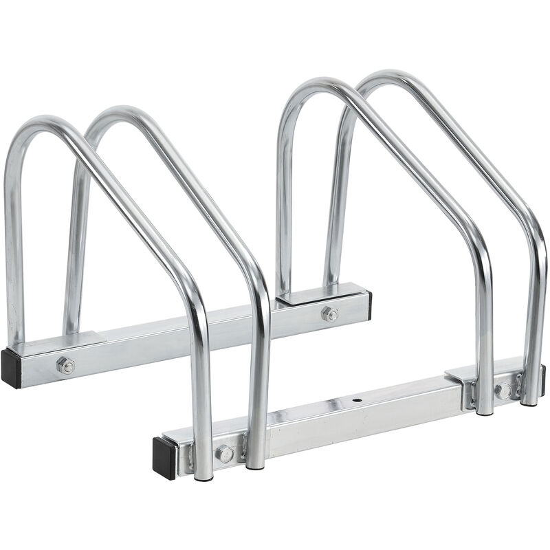 

[neu.haus] - Soporte para bicicletas - (Espacio para 2 bicicletas) - Para sujección en suelo