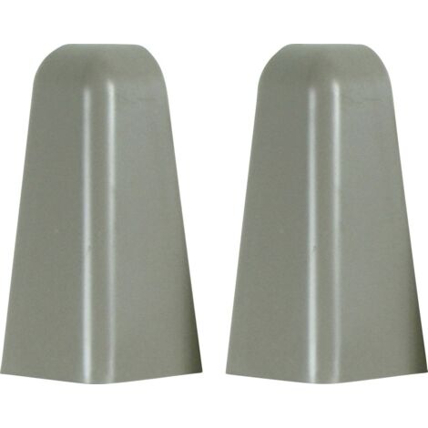 Neuhofer Außenecke 30 x 30 x 60 mm uni grau Leistenclips & -ecken