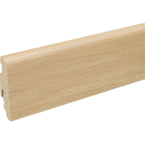 Neuhofer Fußleiste 240 cm 58 x 19 mm Buche Royal SB Sockelleisten