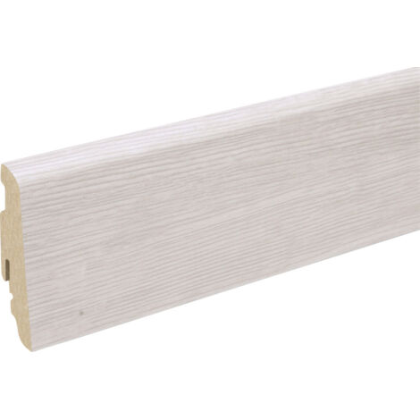 Neuhofer Fußleiste 240 cm 58 x 19 mm Oak light mix Sockelleisten