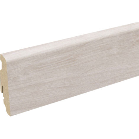 Neuhofer Fußleiste 240 cm 58 x 19 mm Yukon Eiche hell Sockelleiste