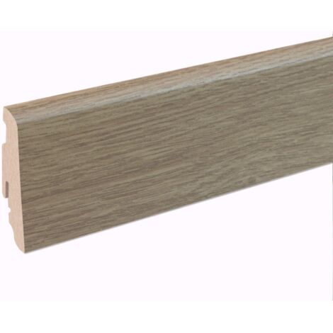 Neuhofer Fußleiste 240 cm x 58 x 19 mm eiche hell Sockelleisten & Fußleisten