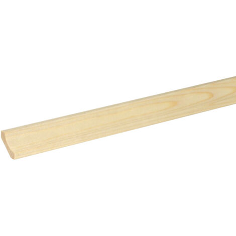 Neuhofer Hohlkehlleiste 100 cm x 14 x 14 mm natur Sockelleisten & Fußleisten