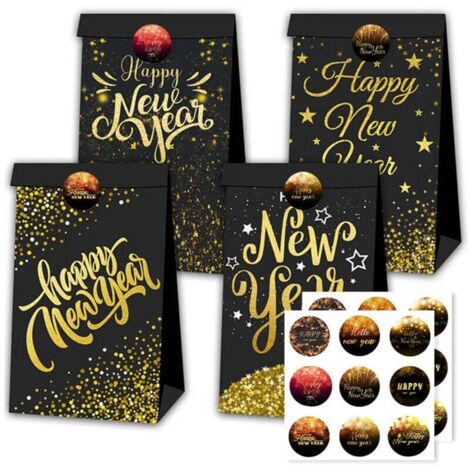 Neujahrs-Partytüten, Geschenktüten zum neuen Jahr, Partygeschenke