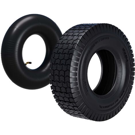 Neumáticos para segadora de jardín 16x6.50-8 4pr con cámara de aire y válvula angular
