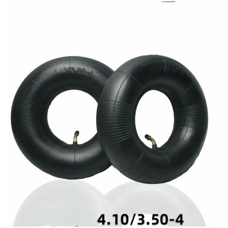 Neumáticos tubulares de la serie 4,10/3,50-4 pulgadas para carretilla de mano, carro, carrito de jardín, cortacésped, tubo de repuesto 4,10-4, 2 uds.