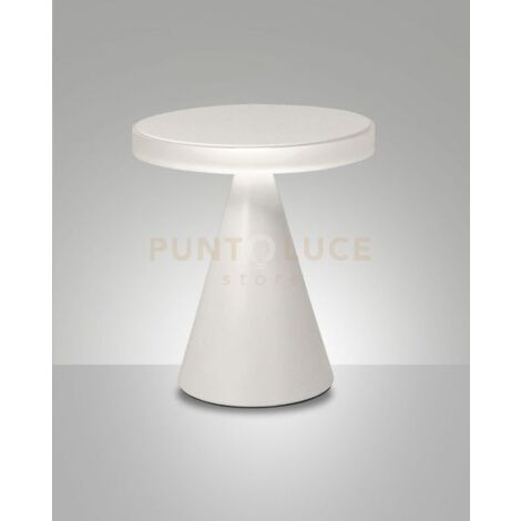 NEUTRA DA TAVOLO BIANCA H.27CM A LED 3000K - 12W - 1260 lm DIMMERABILE