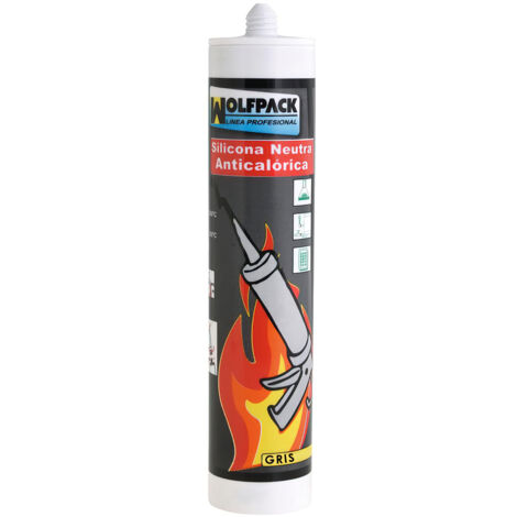 Neutrales Silikon Wolfpack für hohe Temperaturen 300 ml.
