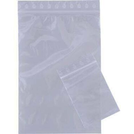NEUTRALWARE Druckverschlussbeutel 70 x 100 mm (B x H) 50µm Kunststoff transparent 100 St./Pack.