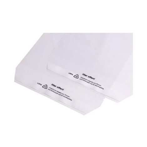 NEUTRALWARE Versandtasche DIN C4 229 x 324 mm (B x H) ohne Fenster mit Adhäsionsverschluss Polyethylentransparent 100 St./Pack.