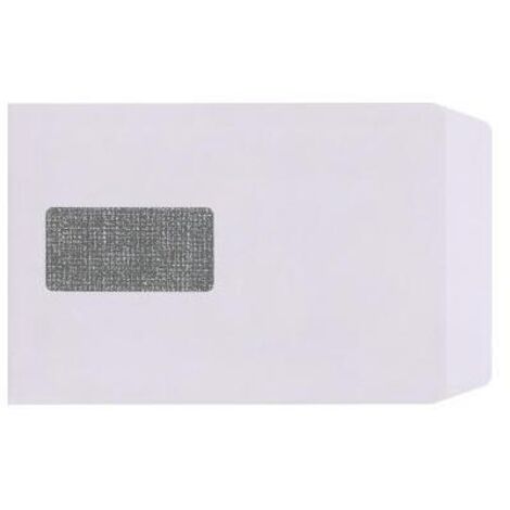 NEUTRALWARE Versandtasche Lettersafe DIN C5 mit Fenster 90g/m² mit Haftklebung Offsetpapier weiß 500St./Pack.