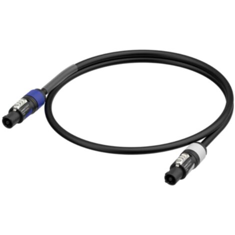 Neutrik 1036398 alimentation Câble de raccordement noir 1.00 m Q890023