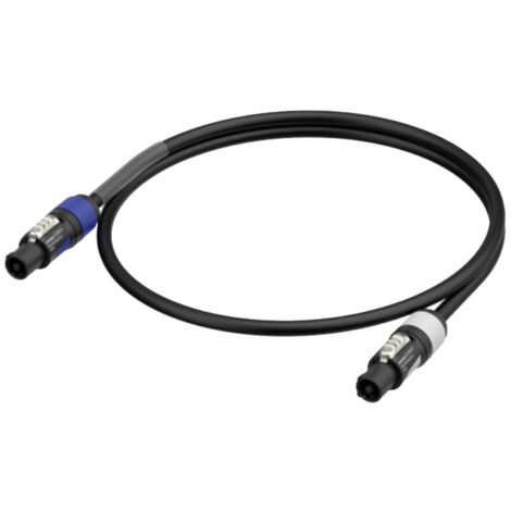 Neutrik 1036408 Strom Anschlusskabel  Schwarz 5 m