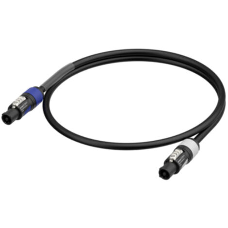 Neutrik 1036419 Strom Anschlusskabel  Schwarz 10 m