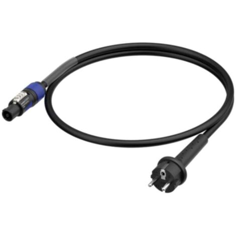 Neutrik 1036420 alimentation Câble de raccordement noir 1.5 m A571283