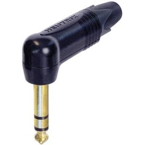 NEUTRIK BEST PRICE SQUARE PLUG, 1/4'' JACK, 90DEG, 3POLE NP3RX-B, NERO