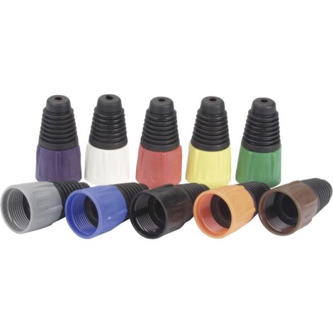 Neutrik BSX-SET/MIX Bussola di trazione Nero, Marrone, Rosso, Arancione, Giallo, Verde, Blu, Violetto, Grigio, Bianco 1