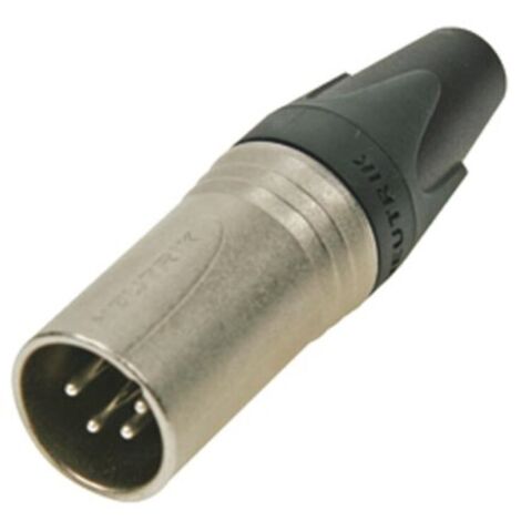 Neutrik  - CONNECTEUR XLR, 4 POINTS MÂLE, ARGENTÉ, NICKEL