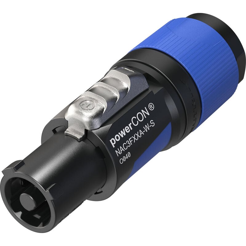 Neutrik Connecteurs Powercon Nac3fxx Nac3fxxa-W-S Powercon 6-12 Mm Bleu Nac3fxxa-W-L