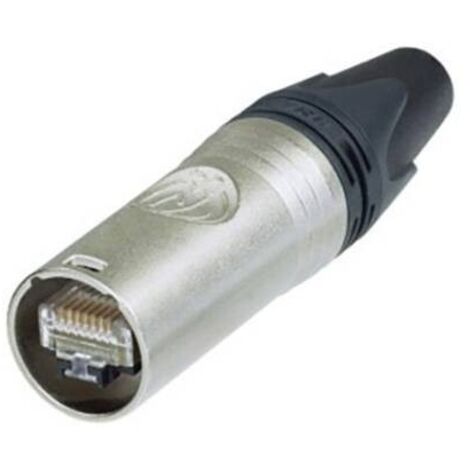 Neutrik Connettore etherCON NE8MX6-T Spina dritta Numero di poli 8P8C Argento 1 pz.