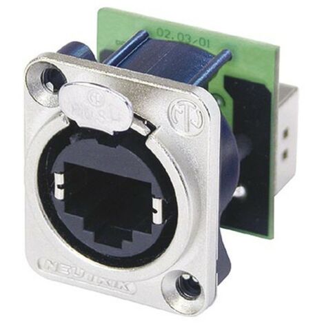 NEUTRIK - ETHERCON - CHÂSSIS MÉTALLIQUE AVEC RJ45 STANDARD MONTÉ À L'ARRIÈRE