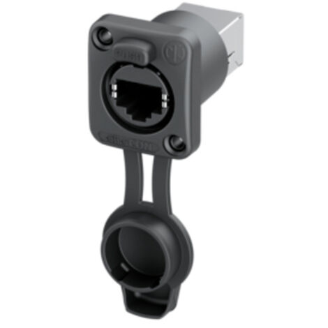 Neutrik  etherCON TOP airtight Einbaubuchse NE8FDPS-TOP Buchse, Einbau    Schwarz 1 St.