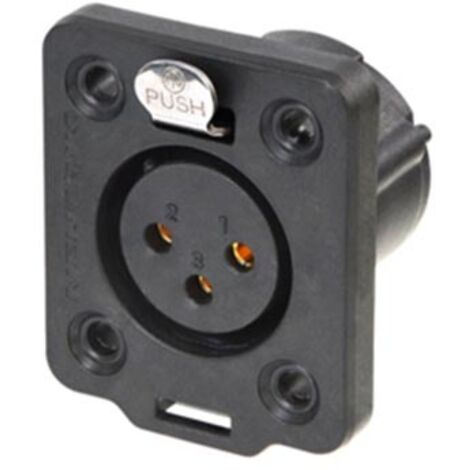 Neutrik - hochleistungs xlr 3 polige einbaubuchse der top serie