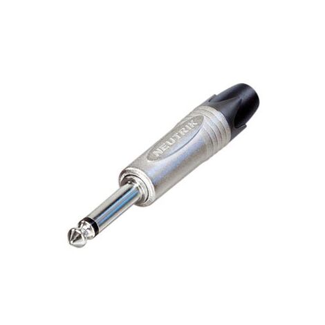 Neutrik - jack antenna maschio da 6,3 mm - 2 pin - punta nichelata