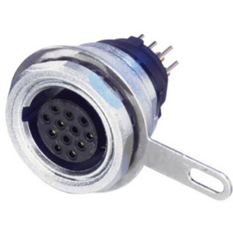 Neutrik MPF12-V Cosse cylindrique mâle embase femelle, verticale Nombre total de pôles: 12 Série (connecteur rond): miniCON 1 pc(s) X968271