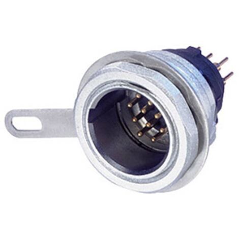 Neutrik MPM12-V Cosse cylindrique mâle embase mâle verticale Nombre total de pôles: 12 Série (connecteur rond): miniCON