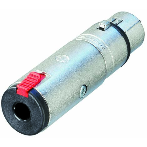 Neutrik NA3FJ - Adaptador de XLR hembra a Jack 6,3 mm hembra