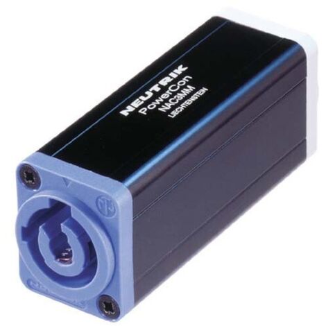 Neutrik NAC3MM Adaptateur secteur Alimentation mâle - Alimentation mâle noir 1 pc(s)