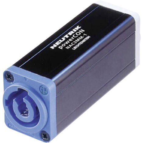 Neutrik NAC3MM Netz-Adapter Netz-Stecker - Netz-Stecker  Schwarz  1 St.