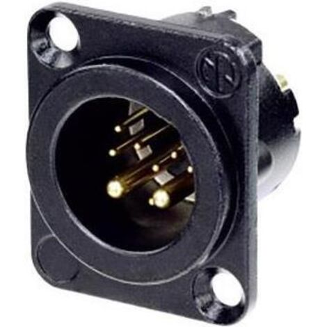 Neutrik NC10MD-LX-B-CON Connettore XLR Spina a pannello contatti diritti Numero Poli (num): 10 Nero 1 pz.