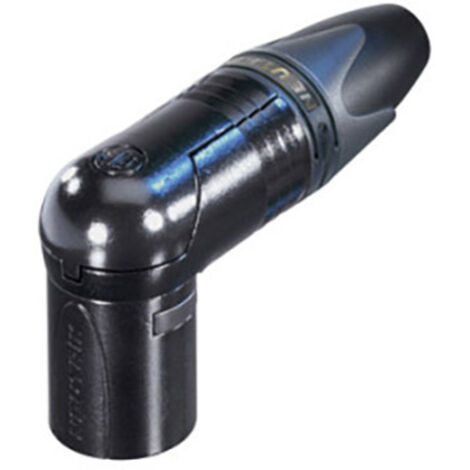 Neutrik NC10MRX-14-B XLR-Steckverbinder Stecker, gewinkelt Polzahl: 10  Schwarz 1 St.