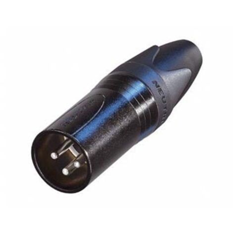 Neutrik NC3MXX-BAG XLR-Steckverbinder Stecker, gerade Polzahl: 3 Schwarz 1 St.