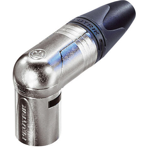 Neutrik NC4MRX XLR-Steckverbinder Stecker, gewinkelt Polzahl: 4  Silber 1 St.