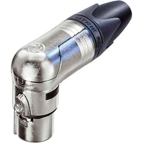 Neutrik NC5FRX Connettore XLR Presa angolata Poli: 5 Argento 1 pz.