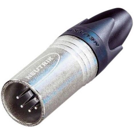 Neutrik NC5MXX Connettore XLR Spina dritta Numero Poli (num): 5 Argento 1 pz.
