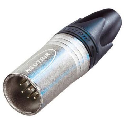 Neutrik NC7MXX Connettore XLR Spina dritta Numero Poli (num): 7 Argento 1 pz.