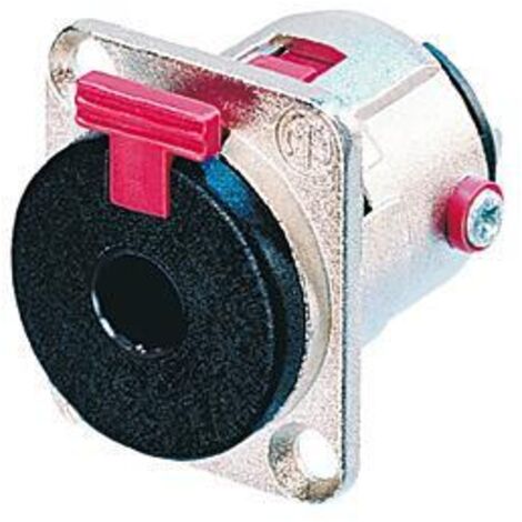 Neutrik NJ3FP6C Jack 6.35 mm Presa a pannello contatti dritti Numero Poli (num): 3 Stereo Argento 1 pz.