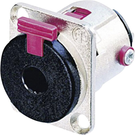 Neutrik NJ3FP6C Klinken-Steckverbinder 6.35 mm Flanschbuchse, Kontakte gerade Polzahl: 3 Stereo Silb