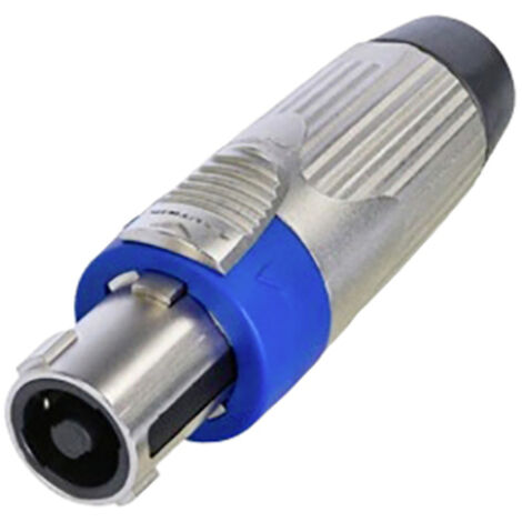 Neutrik NLT4FXX Stecker    Silber, Blau 1 St.