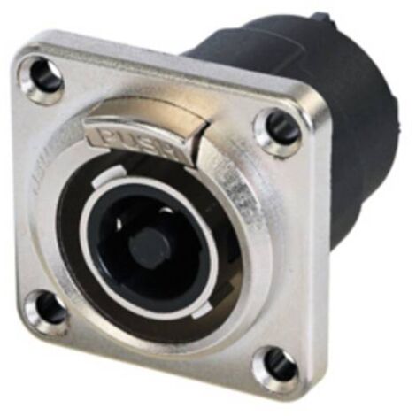 Neutrik NLT4MPXX Presa a pannello Nero, Argento 1 pz.