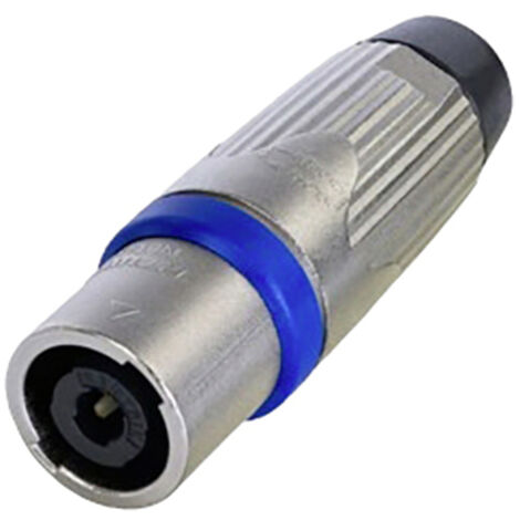 Neutrik NLT4MXX Stecker    Silber, Blau 1 St.