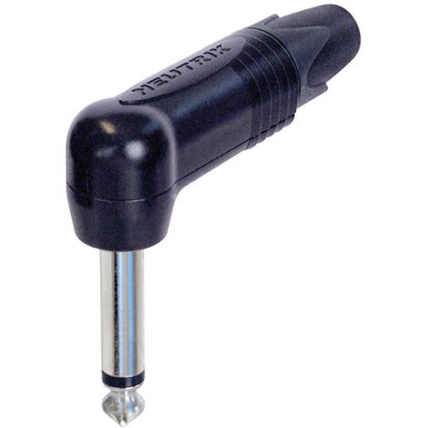Neutrik NP2RX-BAG Jack 6.35 mm Spina angolata Numero Poli (num): 2 Mono Nero 1 pz.